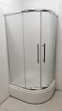 Душова кабіна Artex HRT-81-12 120х80х193 см, лівостороння, матове скло, фото 3