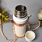 Компактний термос з ремінцем 350 мл із нержавіючої сталі в різних кольорах Luna, фото 2