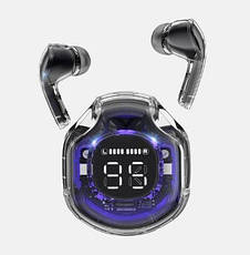 Бездротові Bluetooth навушники TWS Ultrapods Pro прозорі, фото 3
