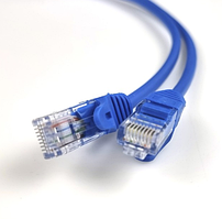 Кабель LAN CAT5 синій, довжина 5 метрів, недорогий варіант