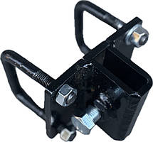 Кронштейн кріплення стійки з лапою на культиватор під брус 60х60