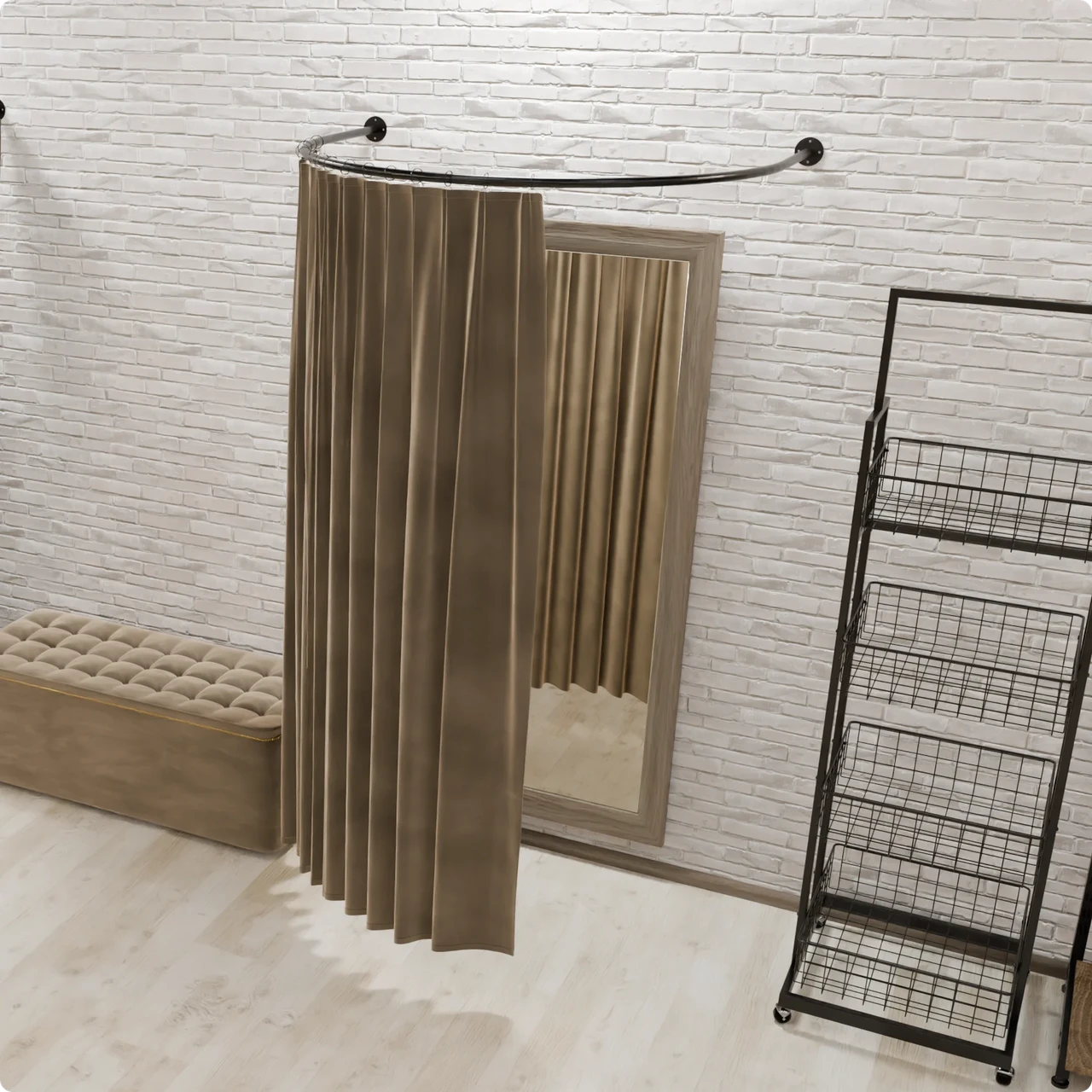 Візуалізація установки обладнання для магазину