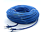 Мережевий кабель Lan Cat5 синій 25м економічний, фото 9
