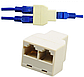 Перехідник-розгалужувач UTP RJ-45 F to 2*RJ-45 F (1 RJ45 на 2), фото 3