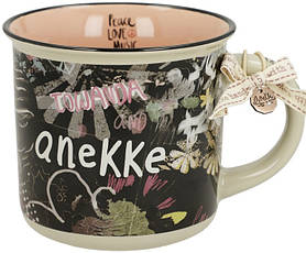 A244 Чашка порцелянова Anekke 360мл Peace & Love Hollywood 38485-104