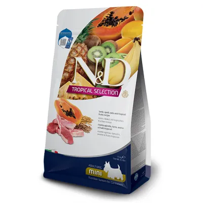 Сухий корм для собак дрібних порід Farmina (Фарміна) N&D Tropical Selection Mini з ягням та тропічними фруктами 5 кг