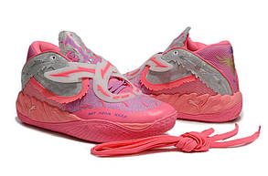 Eur40-46 чоловічі баскетбольні кросівки Puma MB.05 'Pink/Grey'