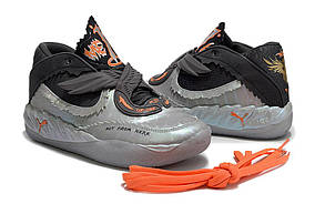 Eur40-46 чоловічі баскетбольні кросівки Puma MB.05 Grey/Black