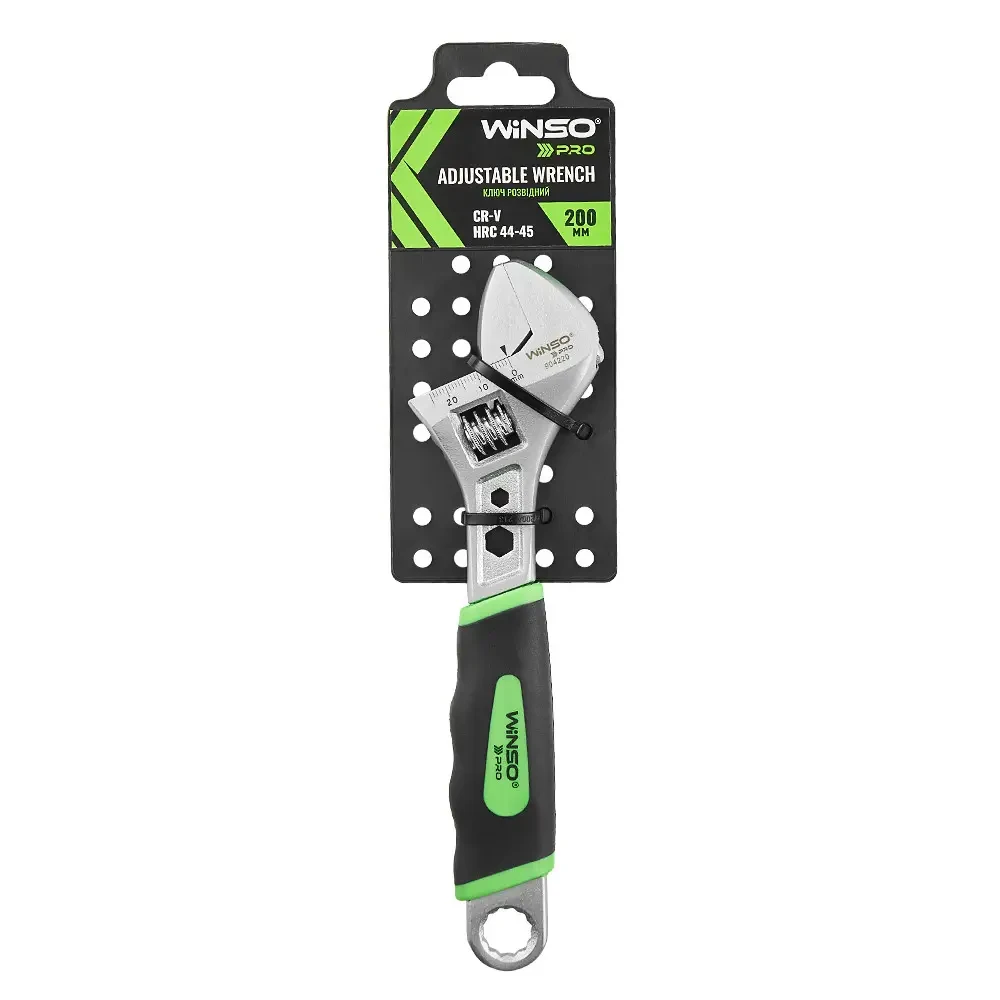 Ключ розвідний WINSO PRO макс діаметр 24мм, Cr-V HRC 44-45 200мм, фото 1
