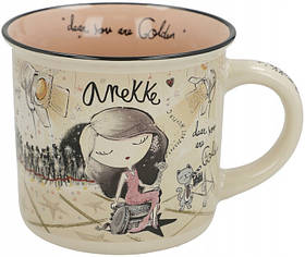 A244 Чашка порцелянова Anekke 360мл Peace & Love Hollywood 38475-101