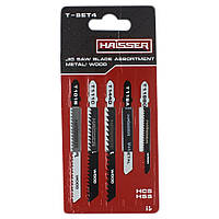 Набір пильних полотен - T-SET4, 5шт (HAISSER)
