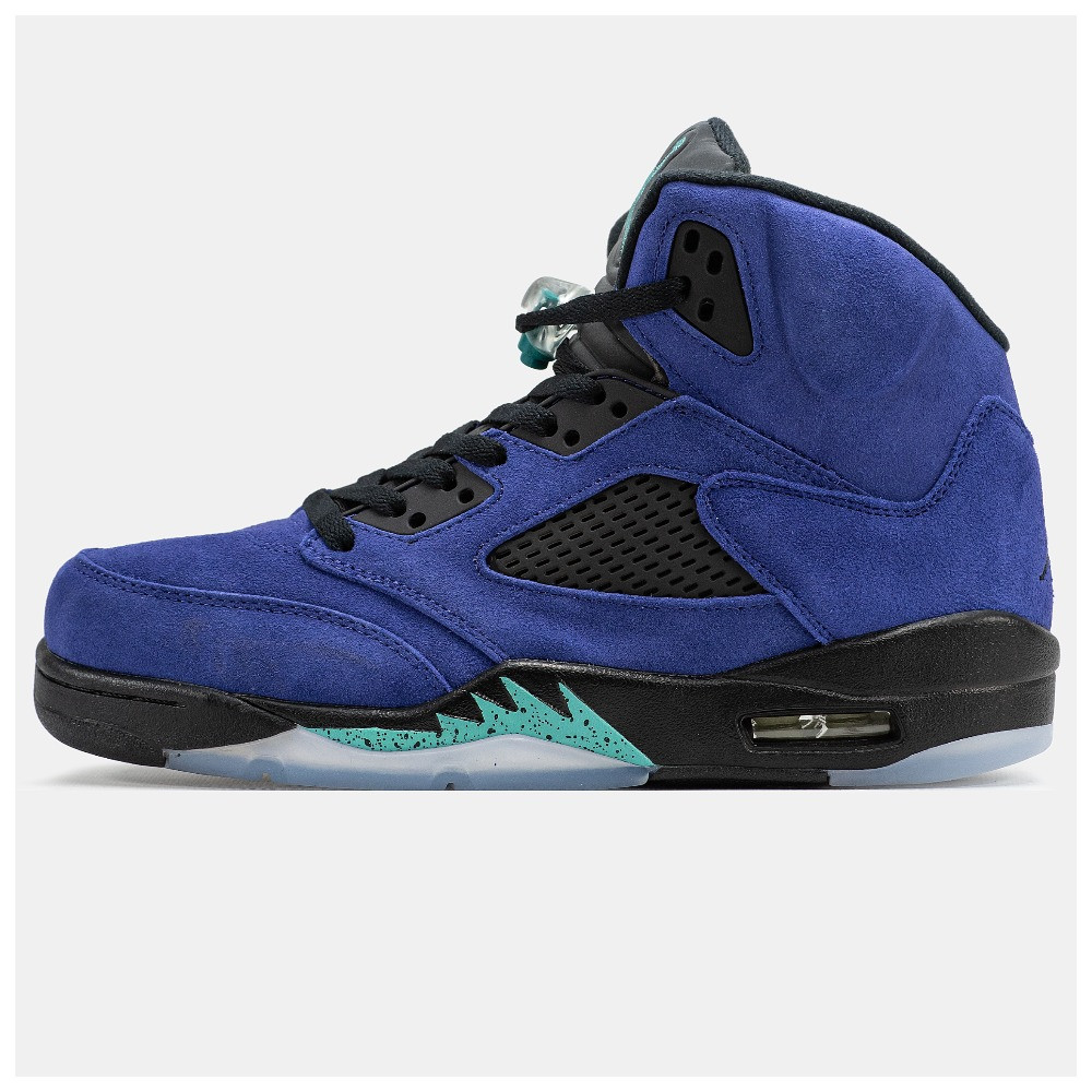Чоловічі кросівки Nike Air Jordan 5 Alternate Grape 136027-500, сині замшеві кросівки найк аір джордан V Retro
