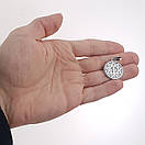 Cрібна підвіска чоловіча Меч в зірці Інглії. Срібний кулон оберіг амулет безсмертник, фото 3