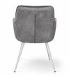 Крісло на металевих ніжках для дому  та офісу Наомі Мікс меблі, оббивка велюр сірий світлий, фото 7