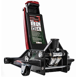 Гідравлічний домкрат 3т двопоршневий ROCKFORCE RF-T830018, фото 3