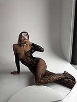 Бодістокінг для романтики. Сексуальні сітки. Еротичні комбінезони. Розмір універсал S/М/L., фото 4