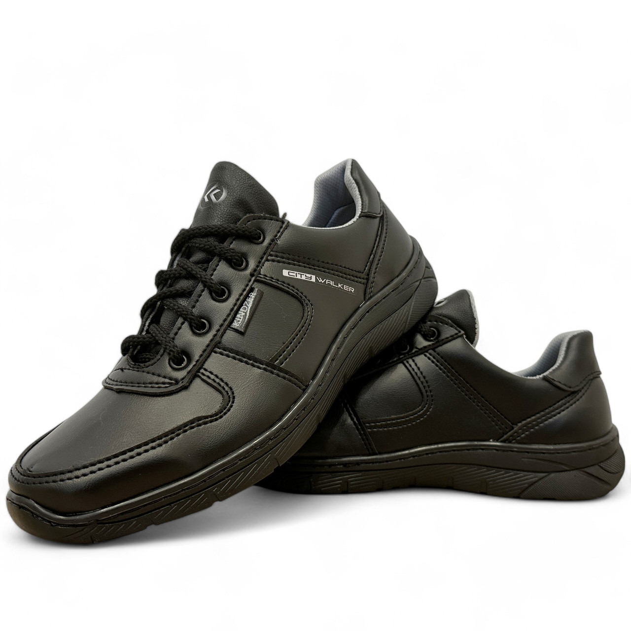 40, 41 р. Кросівки чоловічі демісезонні чорні (Клн-7ч), фото 1