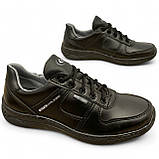 40, 41 р. Кросівки чоловічі демісезонні чорні (Клн-7ч), фото 7