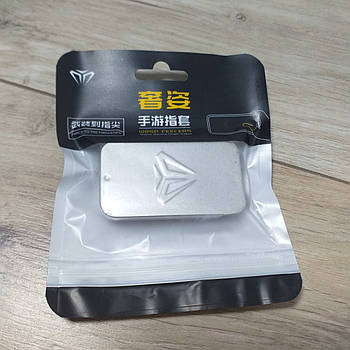 Ігрові сенсорні напальчники Sarafox Wasp Feelers в кейсі, 1 пара, сріблястий (KG-12690)