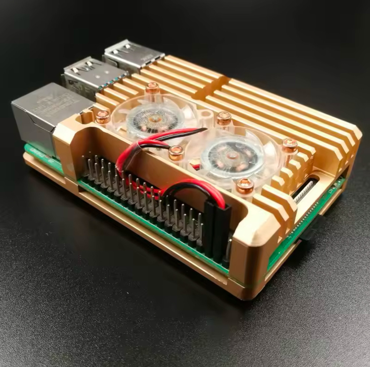 Корпус для Raspberry Pi 4 з алюмінієвого Сплава