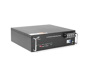 Акумуляторна батарея Ritar LiFePO4 51.2V 100Ah 5120Wh BMS100@16S для монтажу у стійку литий-железо-фосватний, фото 1