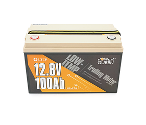 Акумуляторна батарея LiFePO4 Power Queen 12.8V 100Ah Low-Temp ,1280Wh, BMS 100A, 329*172*214мм