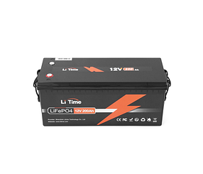 Акумуляторна батарея Li-TIME LiFePO4 12.8V 200Ah, 2560Wh, BMS 100A, 532*207*215мм