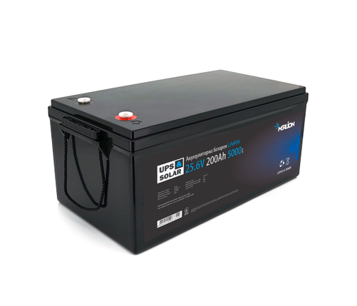 Літій-залізо-фосфатний акумулятор Merlion LiFePO4 25.6V 200AH BMS-100A 522x268x218 до 5000 циклів, фото 1