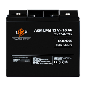 Акумулятор AGM LPM 12V-20 Ah під болт М5