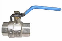 Кран кульовий ГРОСС OPTIMAL 25 1" ручка, М-М, синій, 500