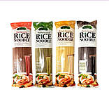 Локшина з органічного чорного жасминового рису, лапша, вермішель з чорним жасмином, 250г, Tm Thai Flavour, ч, фото 2