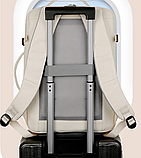 Рюкзак для подорожей бежевий, фото 7