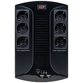 Лінійно-інтерактивне ДБЖ LP 650VA-6PS (455Вт)