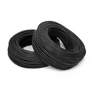 Дріт мідний 12AWG 600V 4.5мм 100м, в силіконовій ізоляції, чорний, фото 1