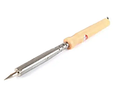 Паяльник з дерев'яною ручкою WD-100W, 220V, жало B5, фото 3