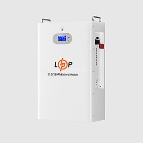 Акумулятор LP LiFePO4 51,2V - 280 Ah (14336 Wh) (Smart BMS 200A) с LCD AB RS485/CAN