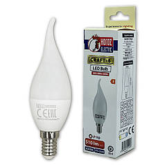 Світлодіодна лампа Horoz свічка на вітрі CRAFT-6 6W E14 4200K 001-004-0006-031
