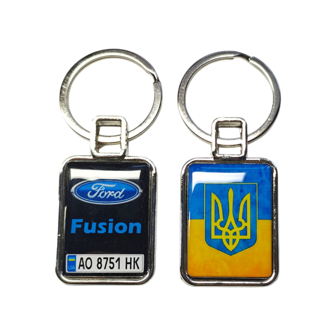 Брелок з номером транспортного засобу (Двосторонній), Ford