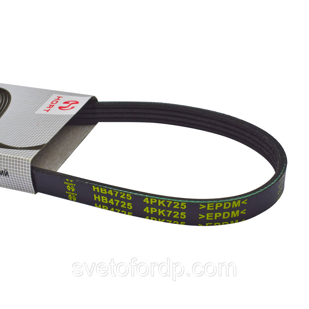 Ремінь полікліновий 4PK725 Dacia Logan 1.6 2010- HORT HB4725, фото 1