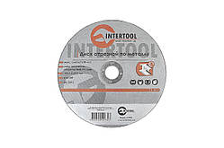 10 шт. Диск відрізний для металу Intertool — 180 х 1,6 х 22,2 мм (CT-4013)
