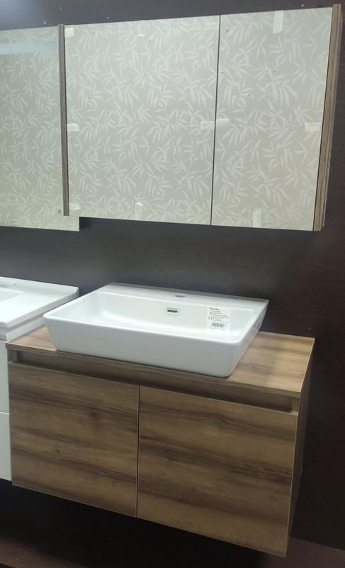 Підвісна тумба з умивальником Veronis Frila 90 (900x450x520 мм)