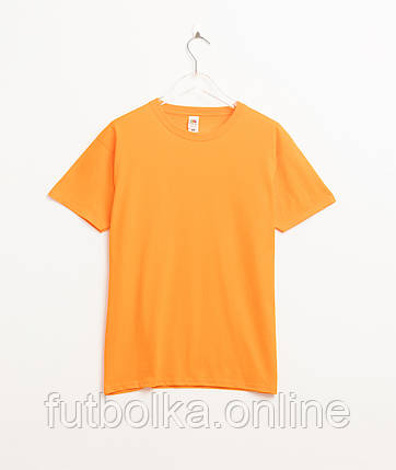 Помаранчева футболка чоловіча класична ValueWeight Fruit of the loom, фото 1