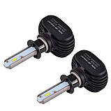 Світлодіодні LED лампи для фар S1 H3 Автомобільні лампи 2 шт в комплекті, фото 5