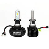 Світлодіодні LED лампи для фар S1 H3 Автомобільні лампи 2 шт в комплекті, фото 3