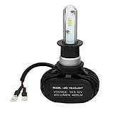 Світлодіодні LED лампи для фар S1 H3 Автомобільні лампи 2 шт в комплекті, фото 6