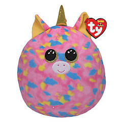 Дитяча іграшка м яконабивна TY SQUISH-A-BOOS 39287 Єдиноріг FANTASIA 20см