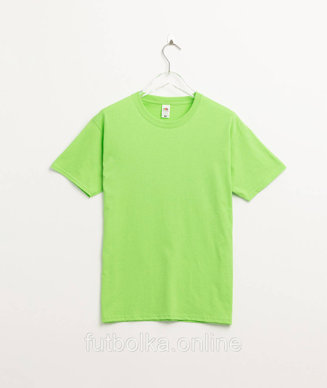 Лаймова жіноча футболка базова Fruit of the Loom Valueweight