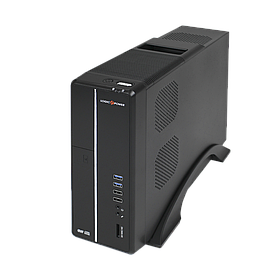 Корпус LP S602 BS 400 W Slim 2хUSB 2.0