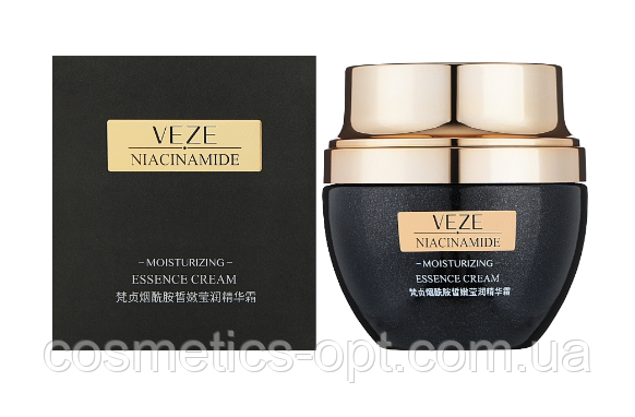 ПРИМ’ЯТА КОРОБОЧКА! Крем для напитанной кожи с ниацинамидом VEZE Niacinamide Moisturizing Essence Cream, 65 г