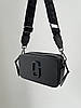 Жіноча сумка Marc Jacobs The Snapshot Total Black V2 еко шкіра сумка чорна Крос Боді на 2 відділення, фото 11